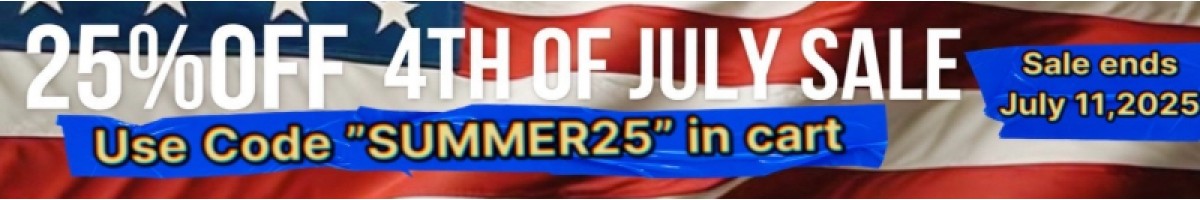 4th Of July 25% off Promo