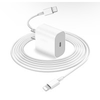 20W Fast Charger Block + Cable - Charge your iphone or C-Type Device Quickly & Efficiently!