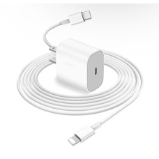 20W Fast Charger Block + Cable - Charge your iphone or C-Type Device Quickly & Efficiently!