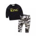 Toddler Baby Boy lil' King Outfit 