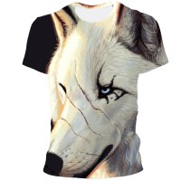 Deadly When Cornered/3D Wolf Print Shirt