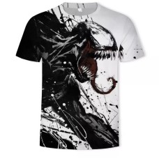 Men Women 2022 Venom Pattern Short-sleeved T-shirt 