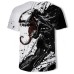 Men Women 2022 Venom Pattern Short-sleeved T-shirt 